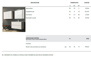 MOBILI DA BAGNO SERIE SKIN K93