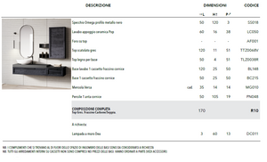 MOBILI DA BAGNO SERIE FRAME R10