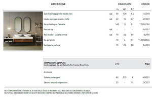 MOBILI DA BAGNO SERIE FRAME R22
