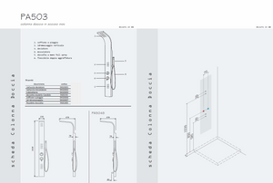 PANNELLO DOCCIA PA503