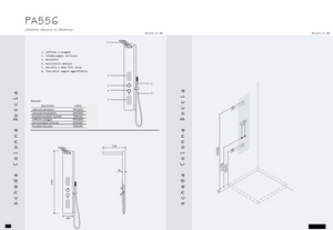 PANNELLO DOCCIA PA556