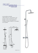 COLONNA DOCCIA CON MISCELATORE PM1106