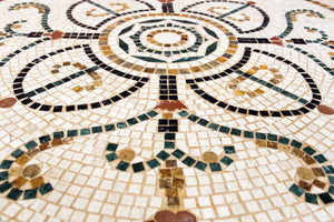 Tavolo Floor Gold Mosaico Bizantino